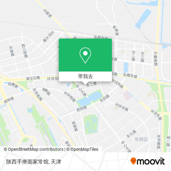 陕西手擀面家常馆地图