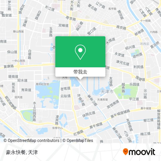 豪永快餐地图