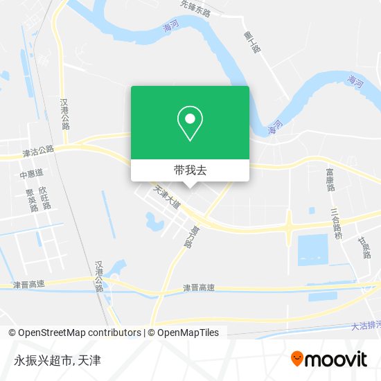 永振兴超市地图