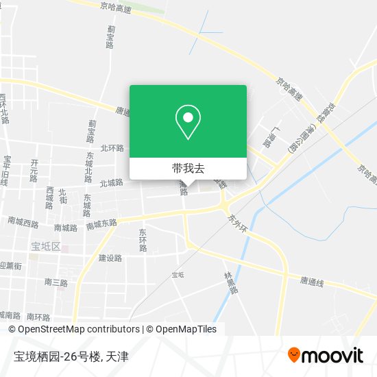 宝境栖园-26号楼地图