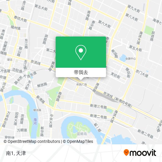 南1地图
