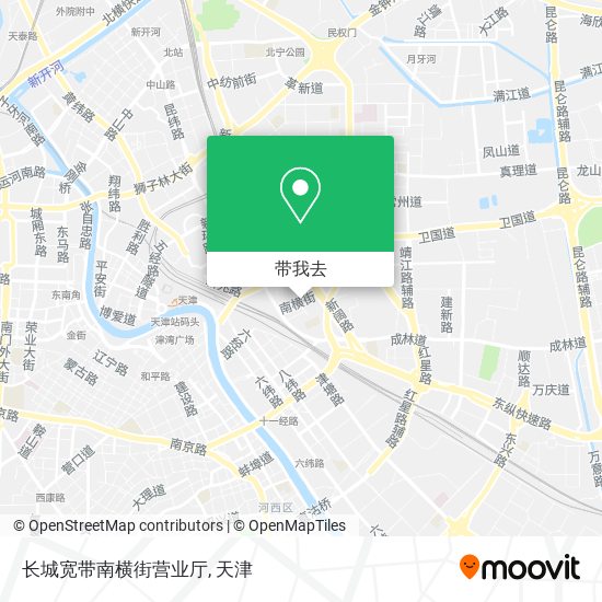 长城宽带南横街营业厅地图