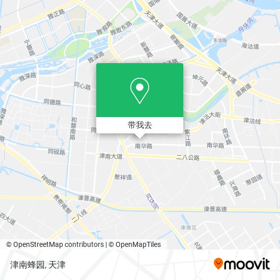 津南蜂园地图