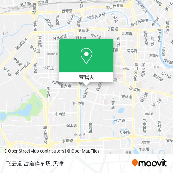 飞云道-占道停车场地图