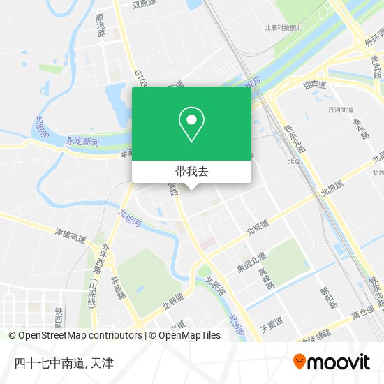 四十七中南道地图