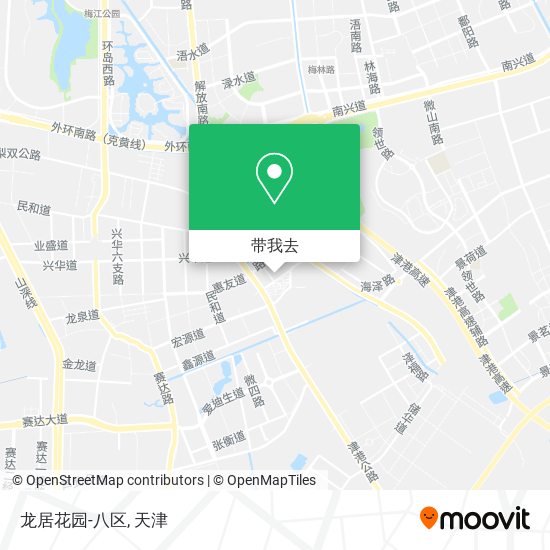 龙居花园-八区地图