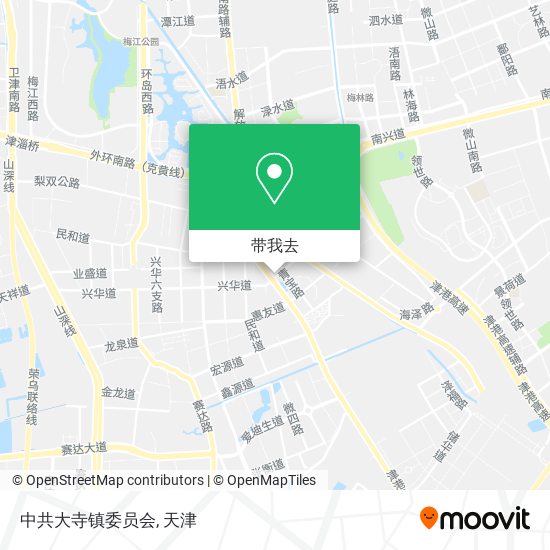 中共大寺镇委员会地图