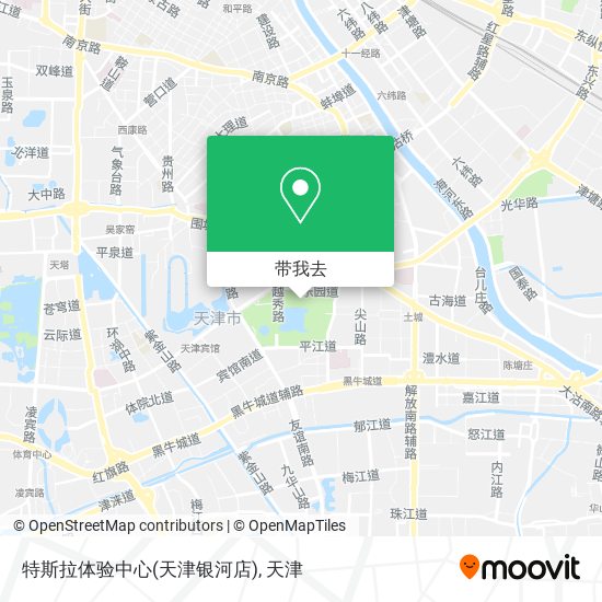 特斯拉体验中心(天津银河店)地图