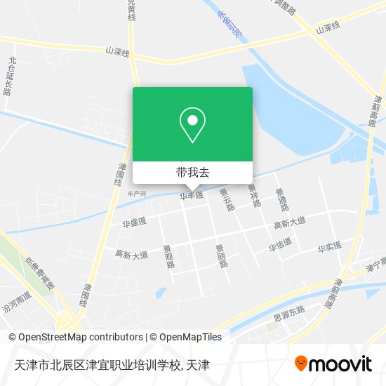 天津市北辰区津宜职业培训学校地图