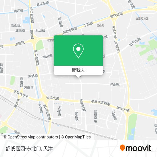 舒畅嘉园-东北门地图