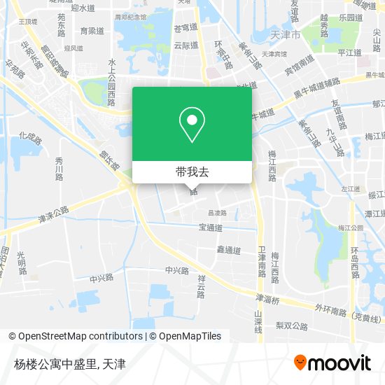 杨楼公寓中盛里地图