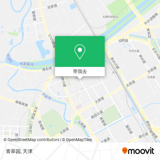 青翠园地图