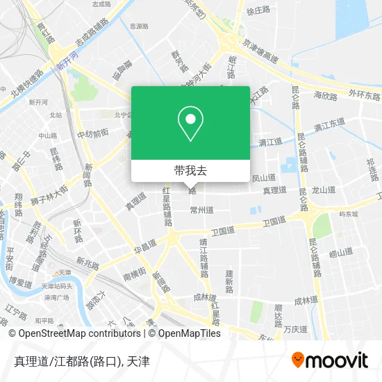 真理道/江都路(路口)地图