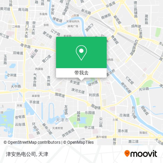 津安热电公司地图