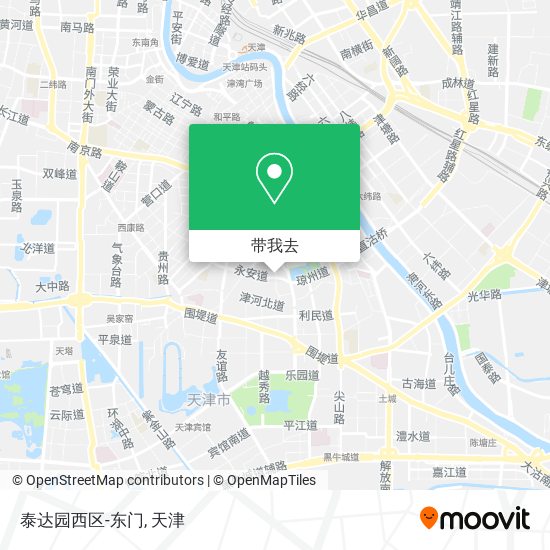 泰达园西区-东门地图