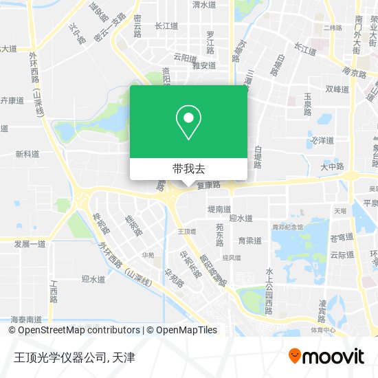 王顶光学仪器公司地图