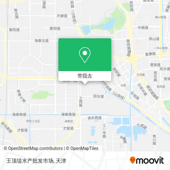 王顶堤水产批发市场地图