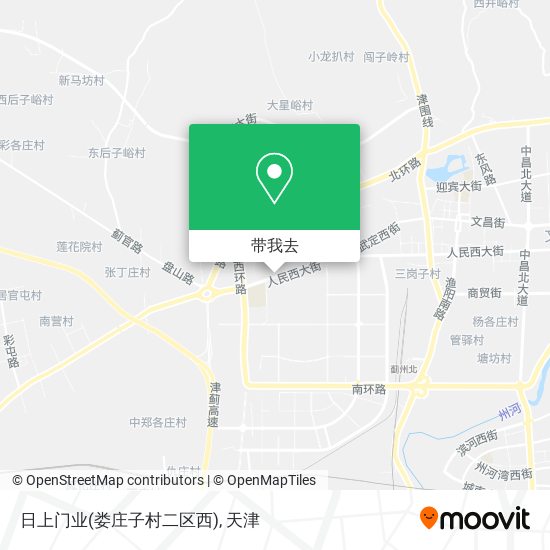 日上门业(娄庄子村二区西)地图