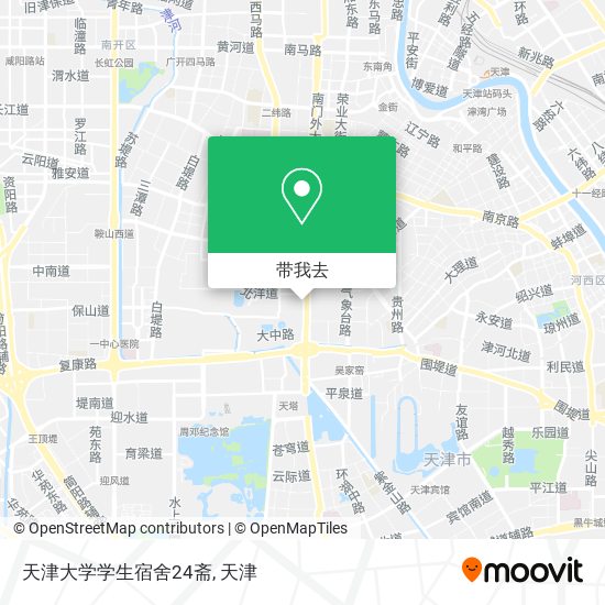 天津大学学生宿舍24斋地图