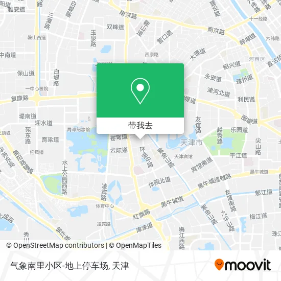 气象南里小区-地上停车场地图