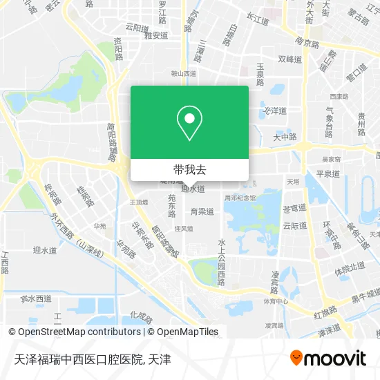 天泽福瑞中西医口腔医院地图