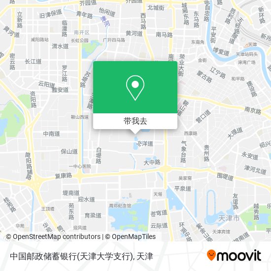 中国邮政储蓄银行(天津大学支行)地图