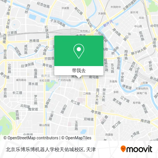北京乐博乐博机器人学校天佑城校区地图