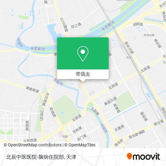 北辰中医医院-脑病住院部地图