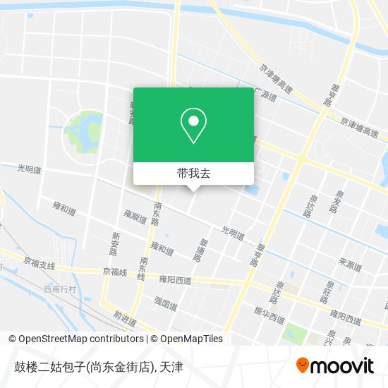 鼓楼二姑包子(尚东金街店)地图