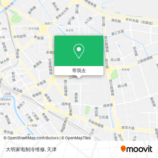 大明家电制冷维修地图