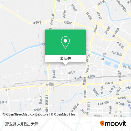 营玉路大明道地图