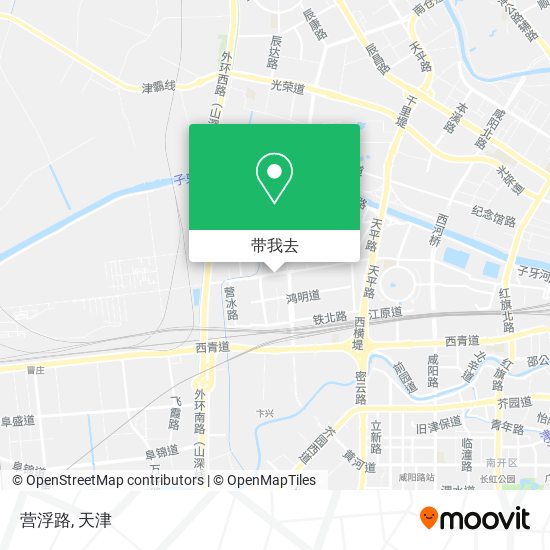 营浮路地图