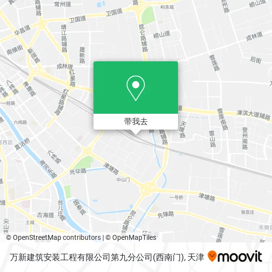 万新建筑安装工程有限公司第九分公司(西南门)地图