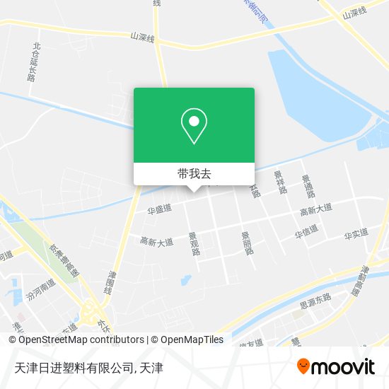 天津日进塑料有限公司地图