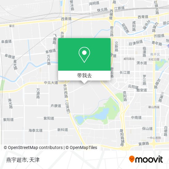 燕宇超市地图