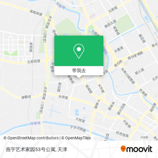 燕宇艺术家园53号公寓地图