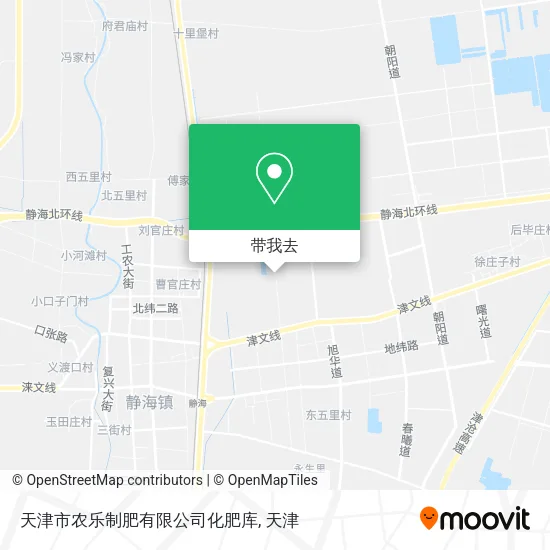 天津市农乐制肥有限公司化肥库地图