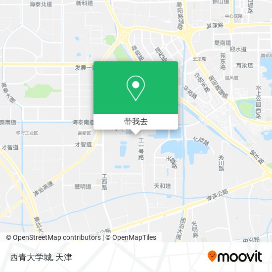 西青大学城地图