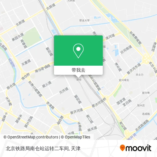 北京铁路局南仓站运转二车间地图