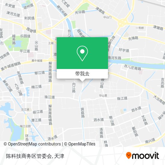 陈科技商务区管委会地图