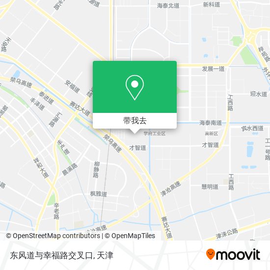 东风道与幸福路交叉口地图