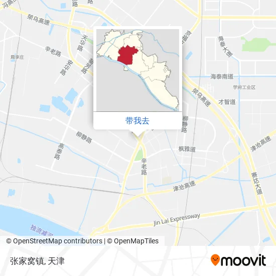 张家窝镇地图