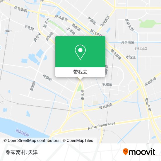 张家窝村地图