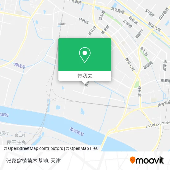 张家窝镇苗木基地地图