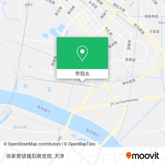 张家窝镇规划展览馆地图
