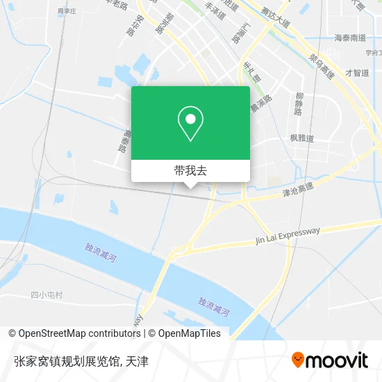 张家窝镇规划展览馆地图
