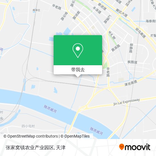 张家窝镇农业产业园区地图