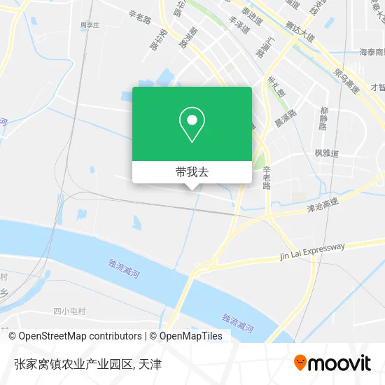 张家窝镇农业产业园区地图
