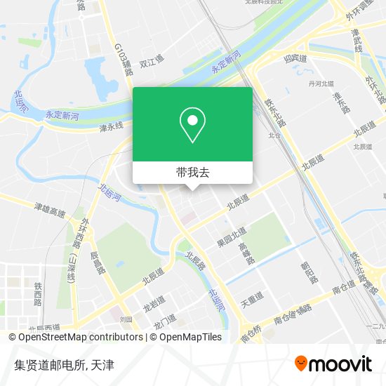 集贤道邮电所地图