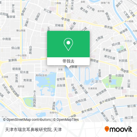 天津市瑞京耳鼻喉研究院地图